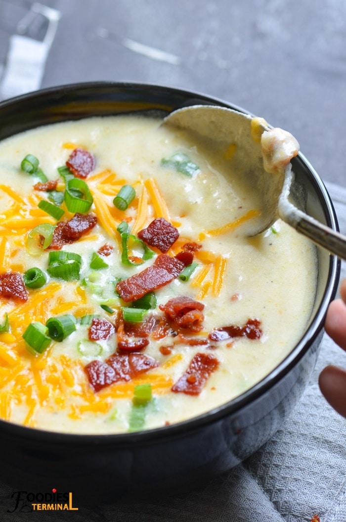 Cheesy Potato Soup – FREE RECIPES